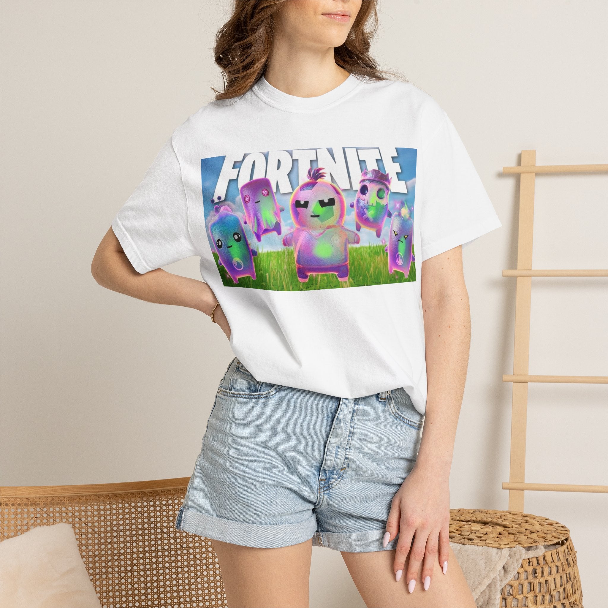 Unisex Holofoil Sprites  Garment-Dyed T-shirt